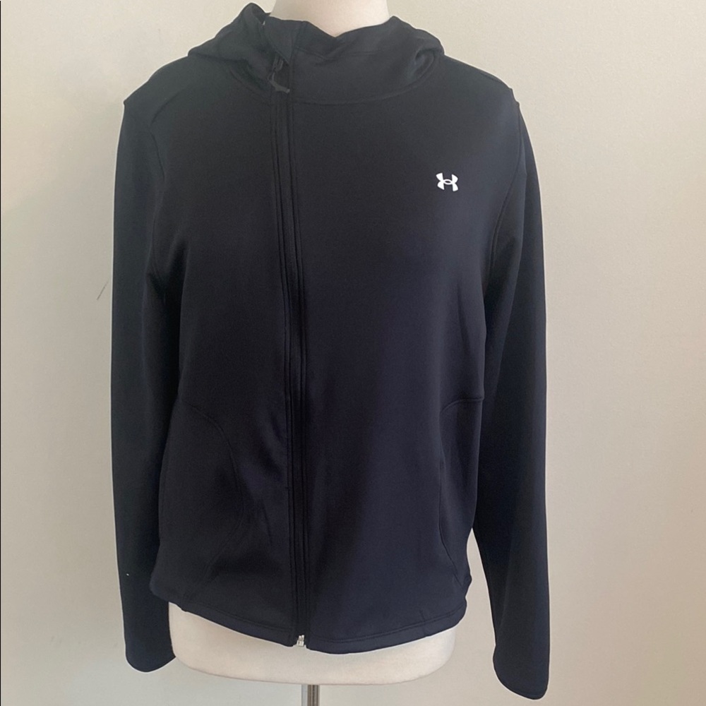 Under Armour Cold Gear Hoodie Zip Up Jacket Size M